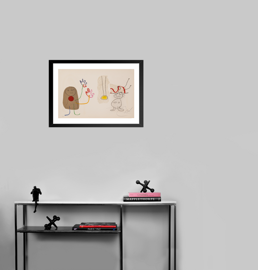 L'enfance d'Ubu: 1017 by Joan Miro - Mourlot Editions - Fine_Art - Poster - Lithograph - Wall Art - Vintage - Prints - Original