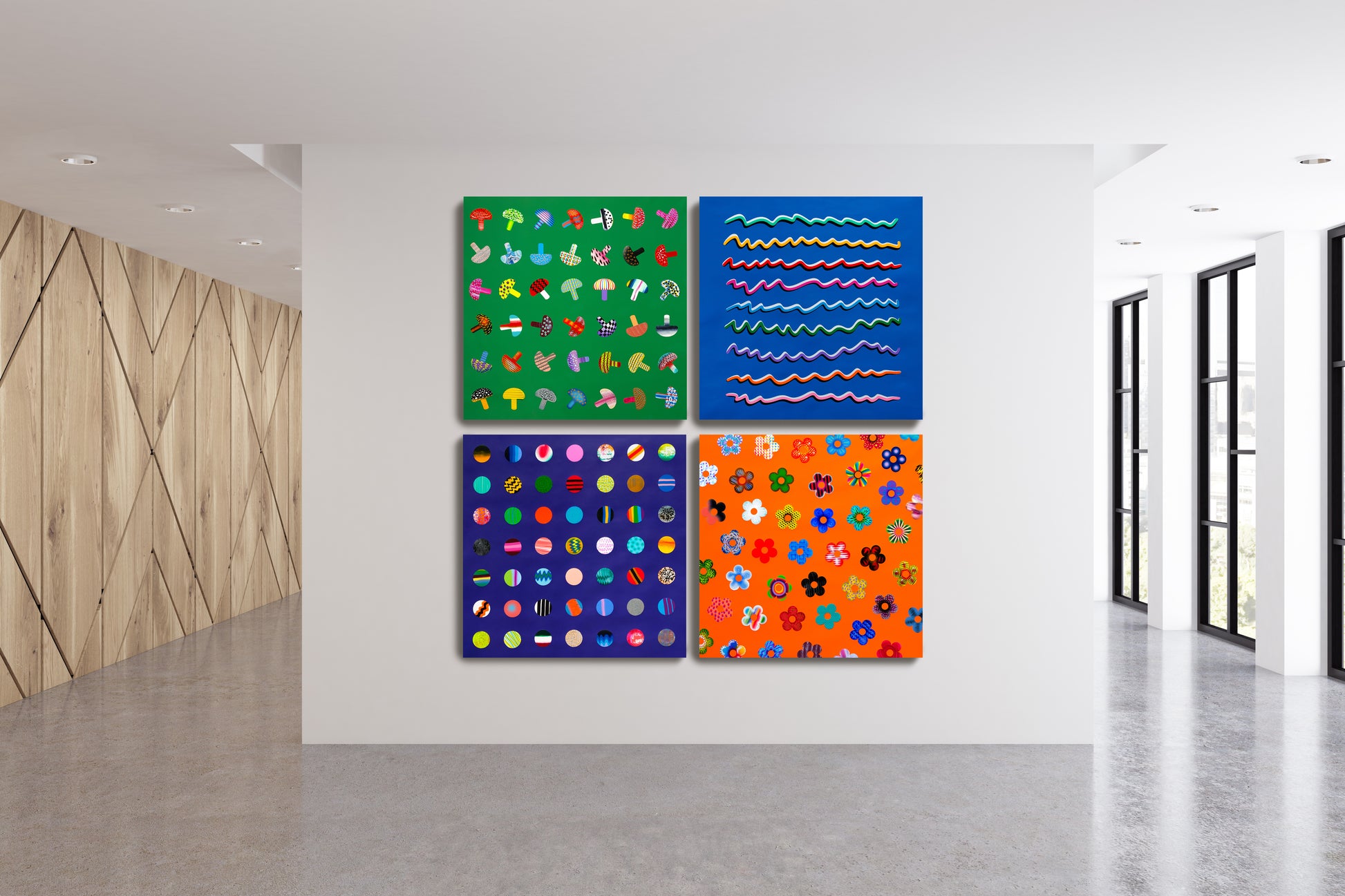 Flowers by Vuk Vuckovic - Mourlot Editions - Fine_Art - Poster - Lithograph - Wall Art - Vintage - Prints - Original