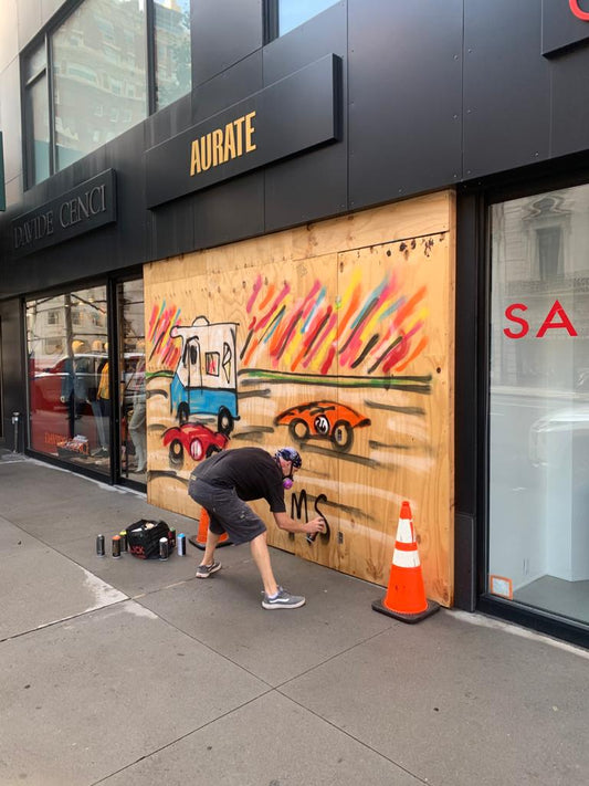 Mitch Schorr, Galerie Mourlot, Pandemic, Street Art
