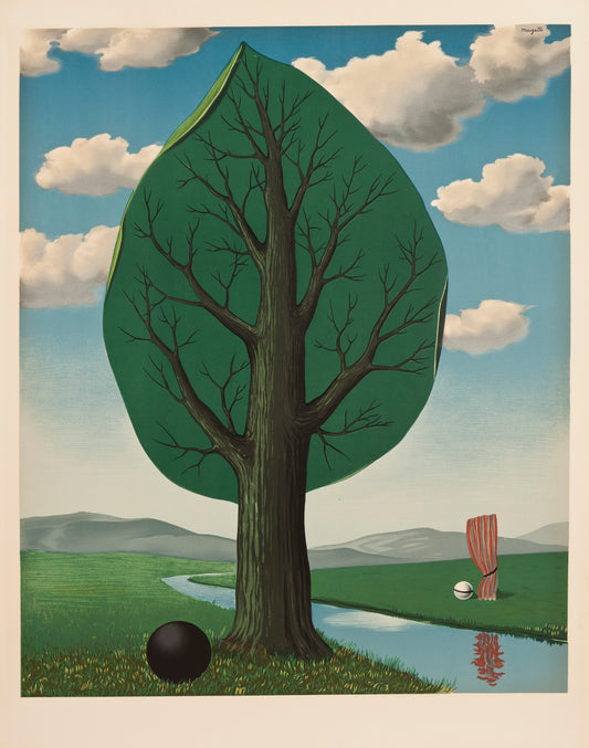 Rene Magritte, summer art, river art, summer posters, Mourlot posters