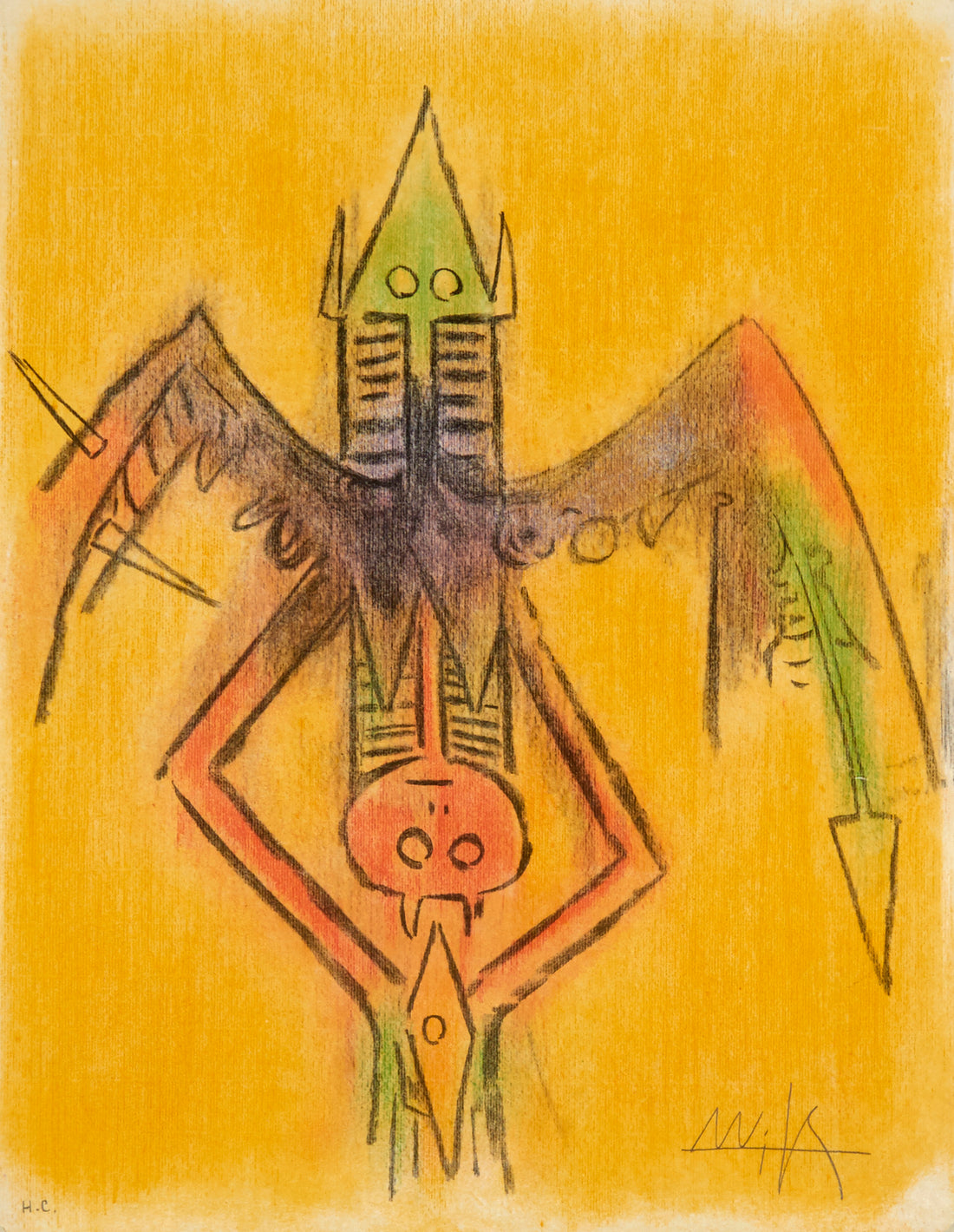 Wilfredo Lam, halloween posters, Mourlot posters, Latin American posters