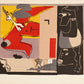 Femme Unicorne et taureau noir (licorne ailée) by Le Corbusier