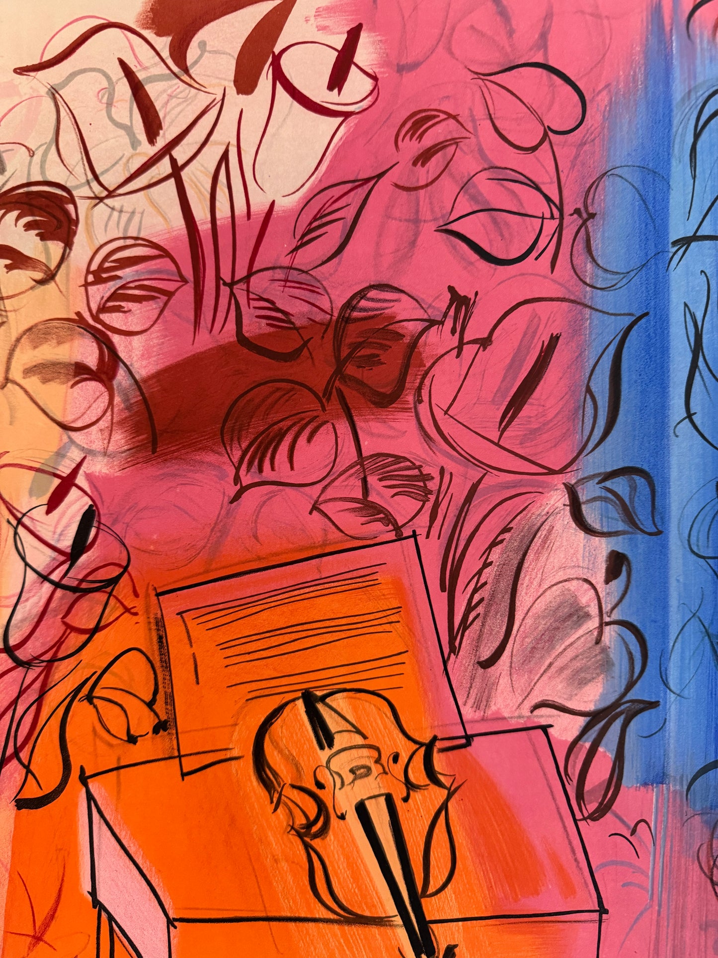 Intérieur au Violon - Musée National D'Art Moderne (after) Raoul Dufy, 1953