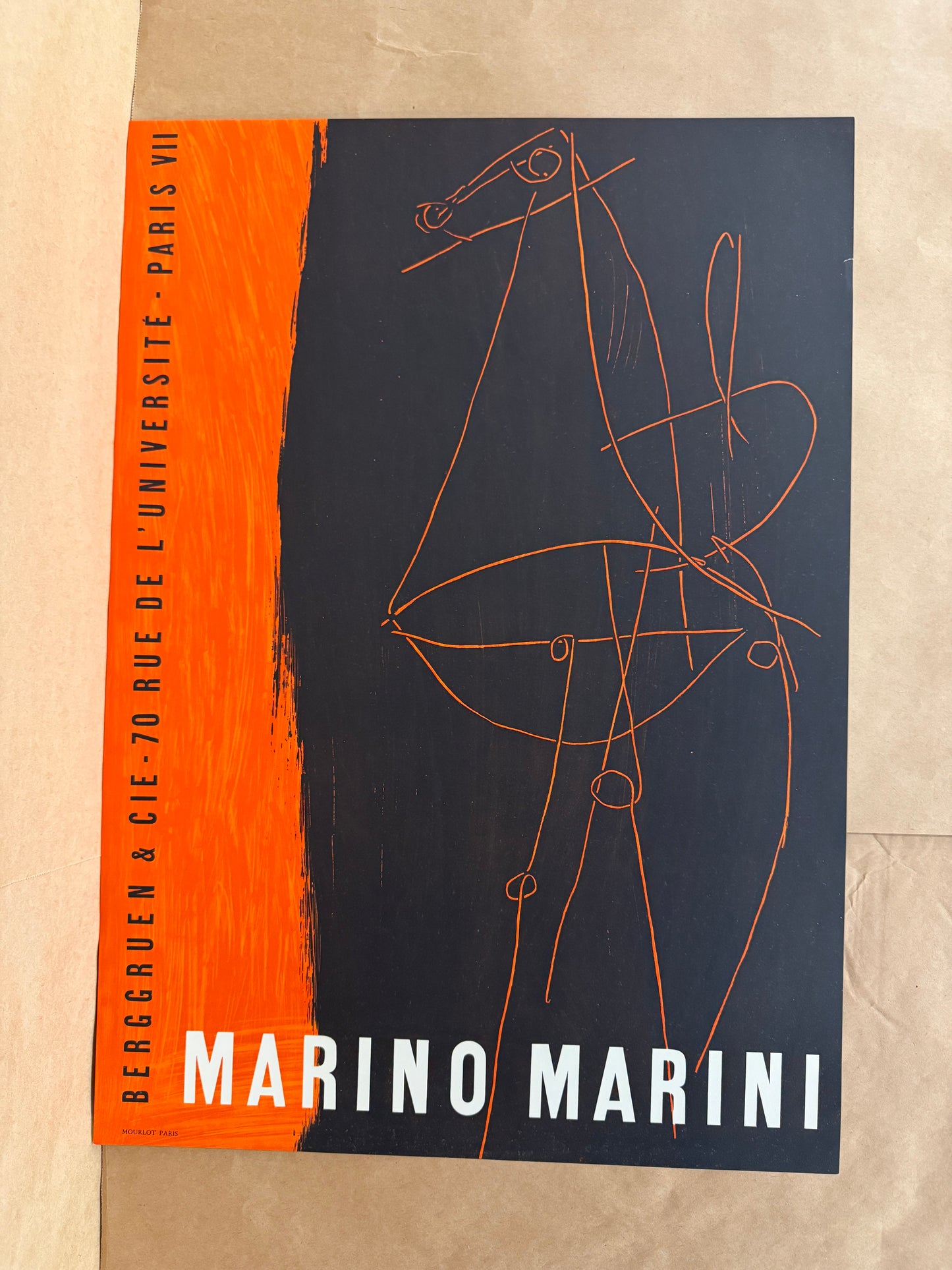 Composition - BERGGRUEN AND CIE, 1955 by Marino Marini, 1955