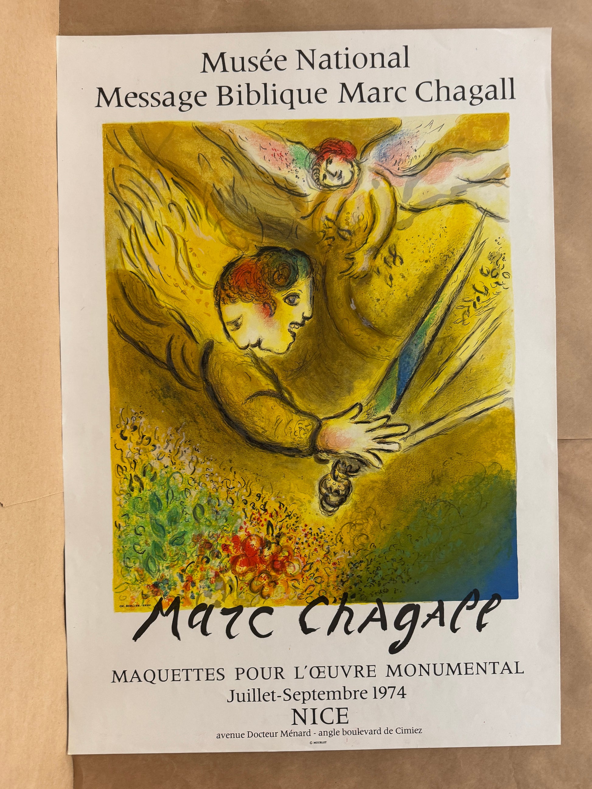 Marc Chagall, (after) - Musée National - Message Biblique - Marc Chagall - 1973 Marc Chagall, (after) - Musée National - Message Biblique - Marc Chagall - 1973