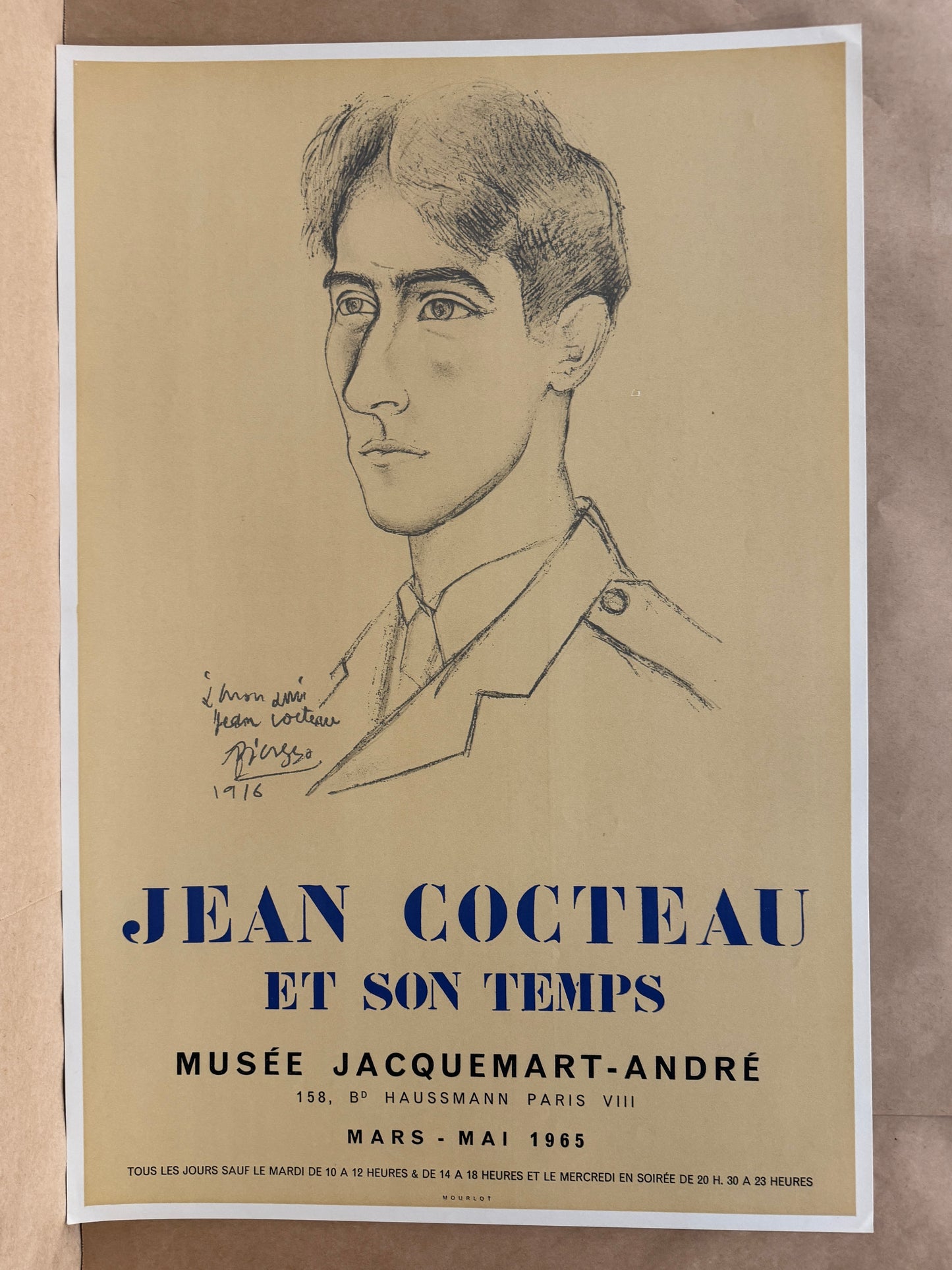 Jean Cocteau et son temps (after) Pablo Picasso, 1965