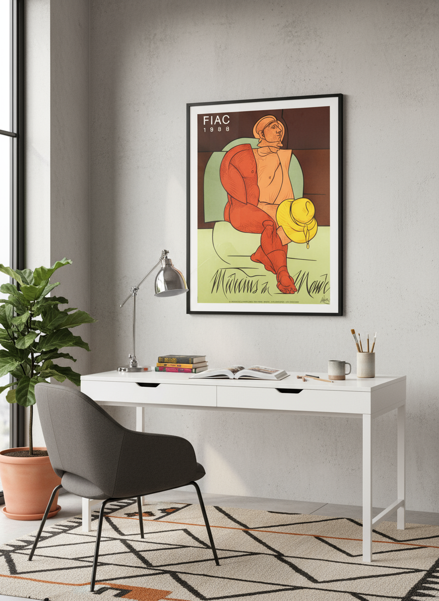 Adami Poster in Studio Space