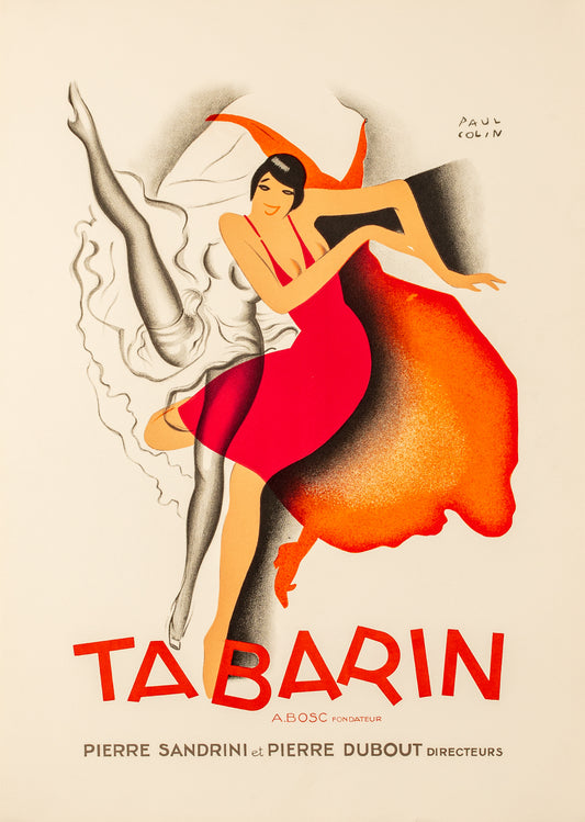 Tabarin (after) Paul Colin, 1983 - Mourlot Editions - Fine_Art - Poster - Lithograph - Wall Art - Vintage - Prints - Original