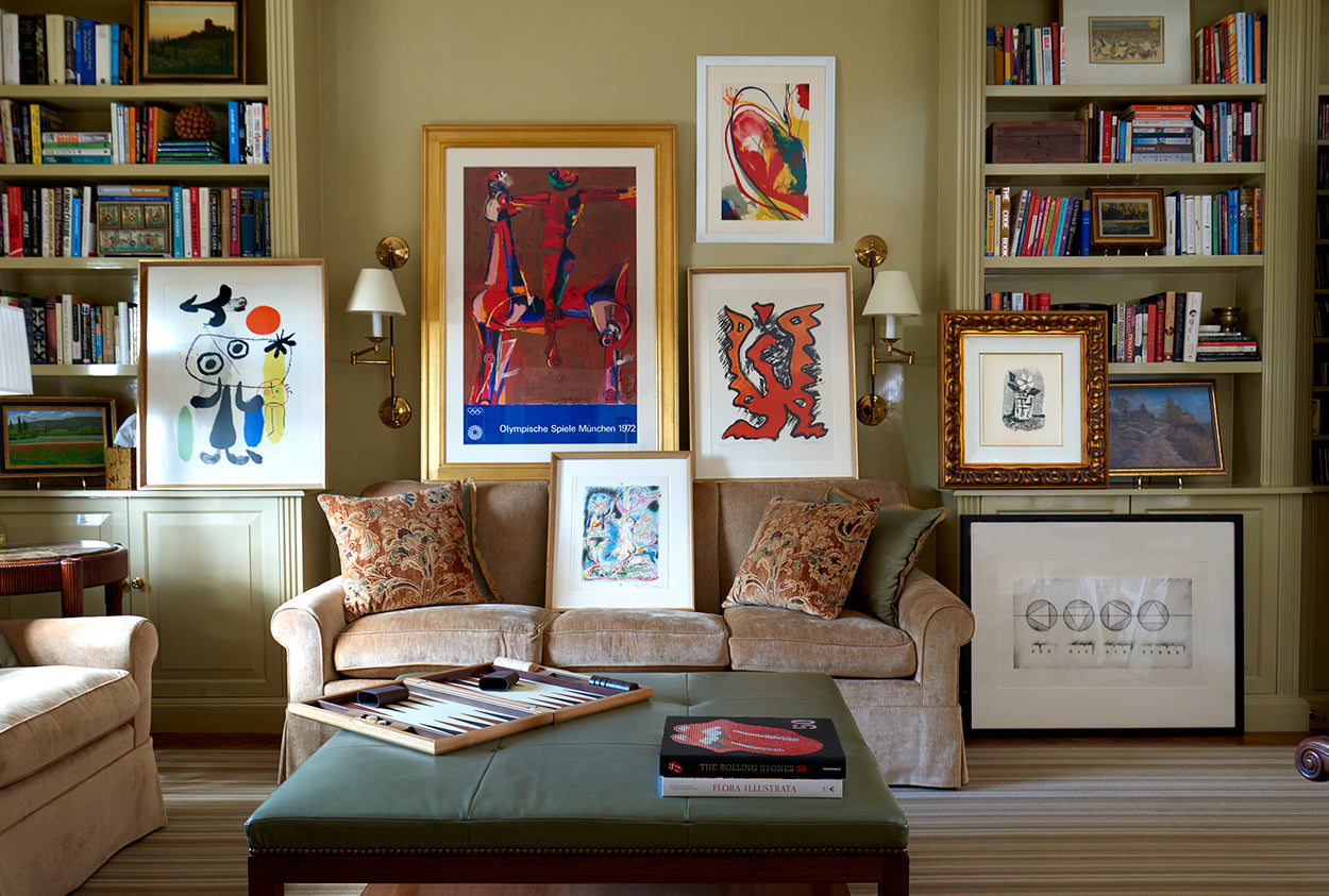 Composition pour Eric by Paul Jenkins - Mourlot Editions - Fine_Art - Poster - Lithograph - Wall Art - Vintage - Prints - Original