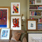 Composition pour Eric by Paul Jenkins - Mourlot Editions - Fine_Art - Poster - Lithograph - Wall Art - Vintage - Prints - Original
