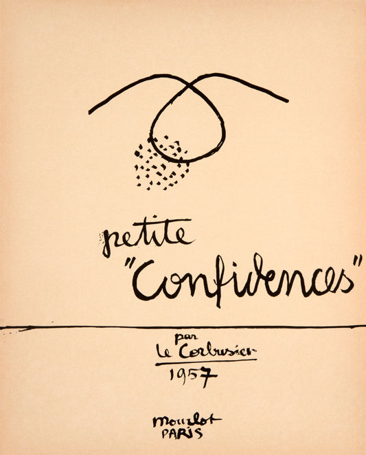 Petite "Confidences" by Le Corbusier, 1957. - Mourlot Editions - Fine_Art - Poster - Lithograph - Wall Art - Vintage - Prints - Original