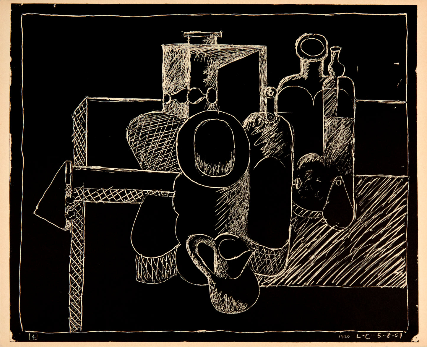 Petite "Confidences" by Le Corbusier, 1957. - Mourlot Editions - Fine_Art - Poster - Lithograph - Wall Art - Vintage - Prints - Original