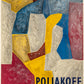 Composition carmin, jaune, grise et bleue - Knoedler - Berggruen by Serge Poliakoff, 1959 - Mourlot Editions - Fine_Art - Poster - Lithograph - Wall Art - Vintage - Prints - Original