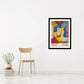 Composition carmin, jaune, grise et bleue - Knoedler - Berggruen by Serge Poliakoff, 1959 - Mourlot Editions - Fine_Art - Poster - Lithograph - Wall Art - Vintage - Prints - Original