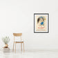 Le Peintre a la Palette - Galerie des Pochettes - Ville de Nice (after) Marc Chagall, 1958 - Mourlot Editions - Fine_Art - Poster - Lithograph - Wall Art - Vintage - Prints - Original