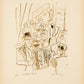 Le Café - "La Ville" by Fernand Leger, 1959 - Mourlot Editions - Fine_Art - Poster - Lithograph - Wall Art - Vintage - Prints - Original