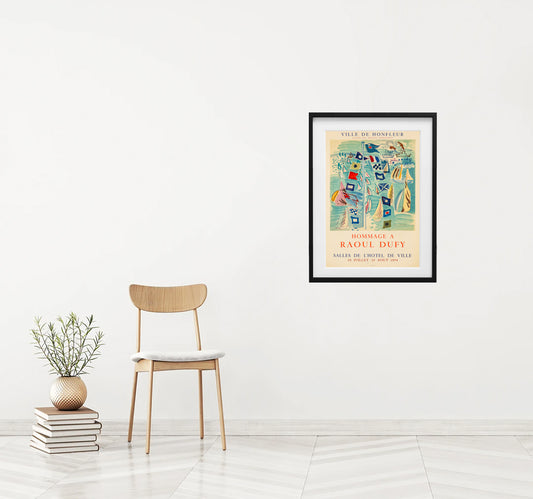 Ville de Honfleur -  Raoul Dufy, 1954