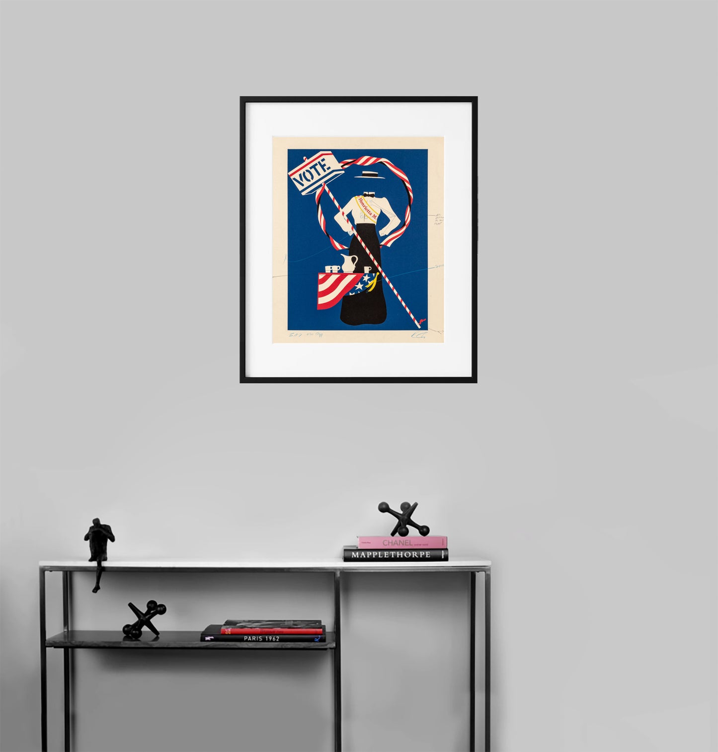 Henrietta M. - Mother of Us All portfolio by Robert Indiana, 1977 - Mourlot Editions - Fine_Art - Poster - Lithograph - Wall Art - Vintage - Prints - Original