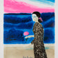 Meditation a la Rose - Hommage a Fernand Mourlot by André Brasilier, 1989 - Mourlot Editions - Fine_Art - Poster - Lithograph - Wall Art - Vintage - Prints - Original