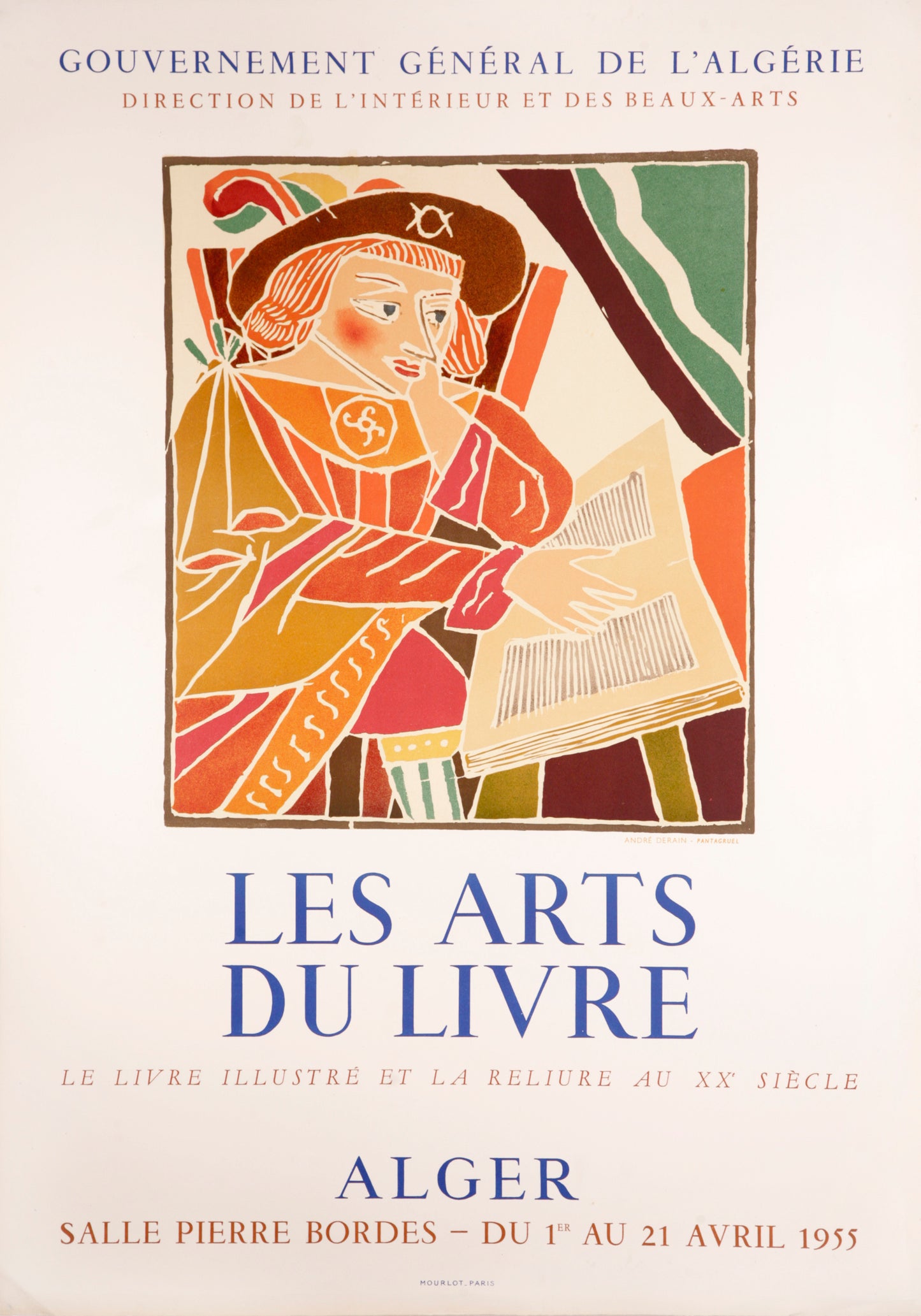 Bibliothèque Nationale by Andre Derain - Mourlot Editions - Fine_Art - Poster - Lithograph - Wall Art - Vintage - Prints - Original