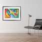 Sunny Beach Life by Karel Appel, 1974 - Mourlot Editions - Fine_Art - Poster - Lithograph - Wall Art - Vintage - Prints - Original