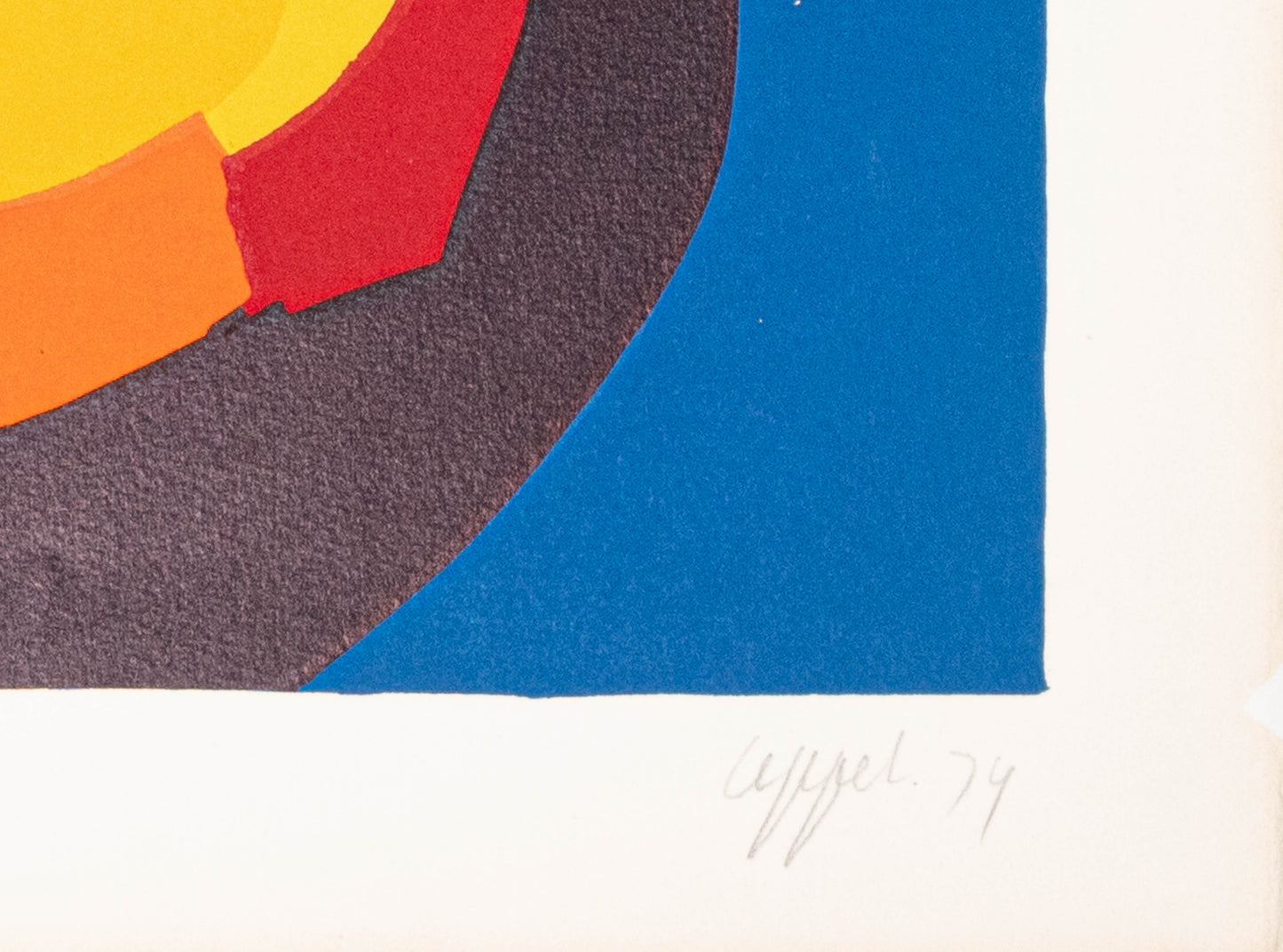 Sunshine Face #6 from Sunshine People by Karel Appel, 1974 - Mourlot Editions - Fine_Art - Poster - Lithograph - Wall Art - Vintage - Prints - Original