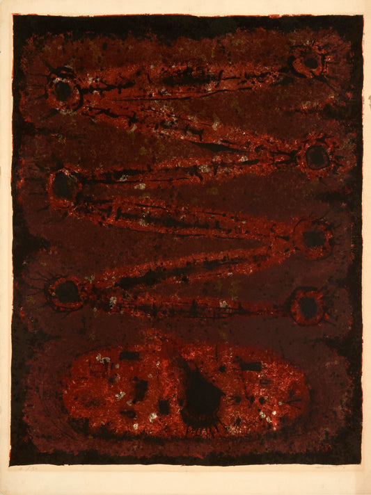 Untitled by Akira Kito - Mourlot Editions - Fine_Art - Poster - Lithograph - Wall Art - Vintage - Prints - Original