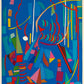 Blue Composition by André Lanskoy, 1965 - Mourlot Editions - Fine_Art - Poster - Lithograph - Wall Art - Vintage - Prints - Original