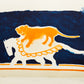 La Lionne Ecuyere (orange) by Andre Brasilier, 1971 - Mourlot Editions - Fine_Art - Poster - Lithograph - Wall Art - Vintage - Prints - Original