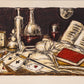 Playing Cards by André Cottavoz - Mourlot Editions - Fine_Art - Poster - Lithograph - Wall Art - Vintage - Prints - Original