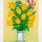Tulipes Jaunes, Hommage a Fernand Mourlot by André Cottavoz, 1989 - Mourlot Editions - Fine_Art - Poster - Lithograph - Wall Art - Vintage - Prints - Original