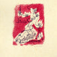 Le départ from the book “Souvenirs d’artistes” by André Masson, 1972 - Mourlot Editions - Fine_Art - Poster - Lithograph - Wall Art - Vintage - Prints - Original