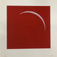 Moon Portraits - Crescent Moon - January 14, 2018 (Red) by Andy Gershon - Mourlot Editions - Fine_Art - Poster - Lithograph - Wall Art - Vintage - Prints - Original