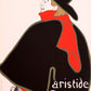 Aristide Bruant, dans son cabaret by Henri de Toulouse-Lautrec, 1960 - Mourlot Editions - Fine_Art - Poster - Lithograph - Wall Art - Vintage - Prints - Original