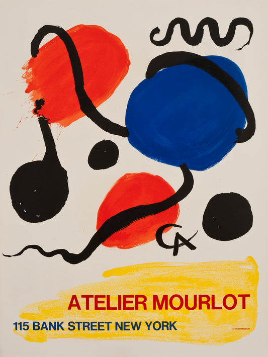 Atelier Mourlot (115 Bank Street) by Alexander Calder, 1967 - Mourlot Editions - Fine_Art - Poster - Lithograph - Wall Art - Vintage - Prints - Original