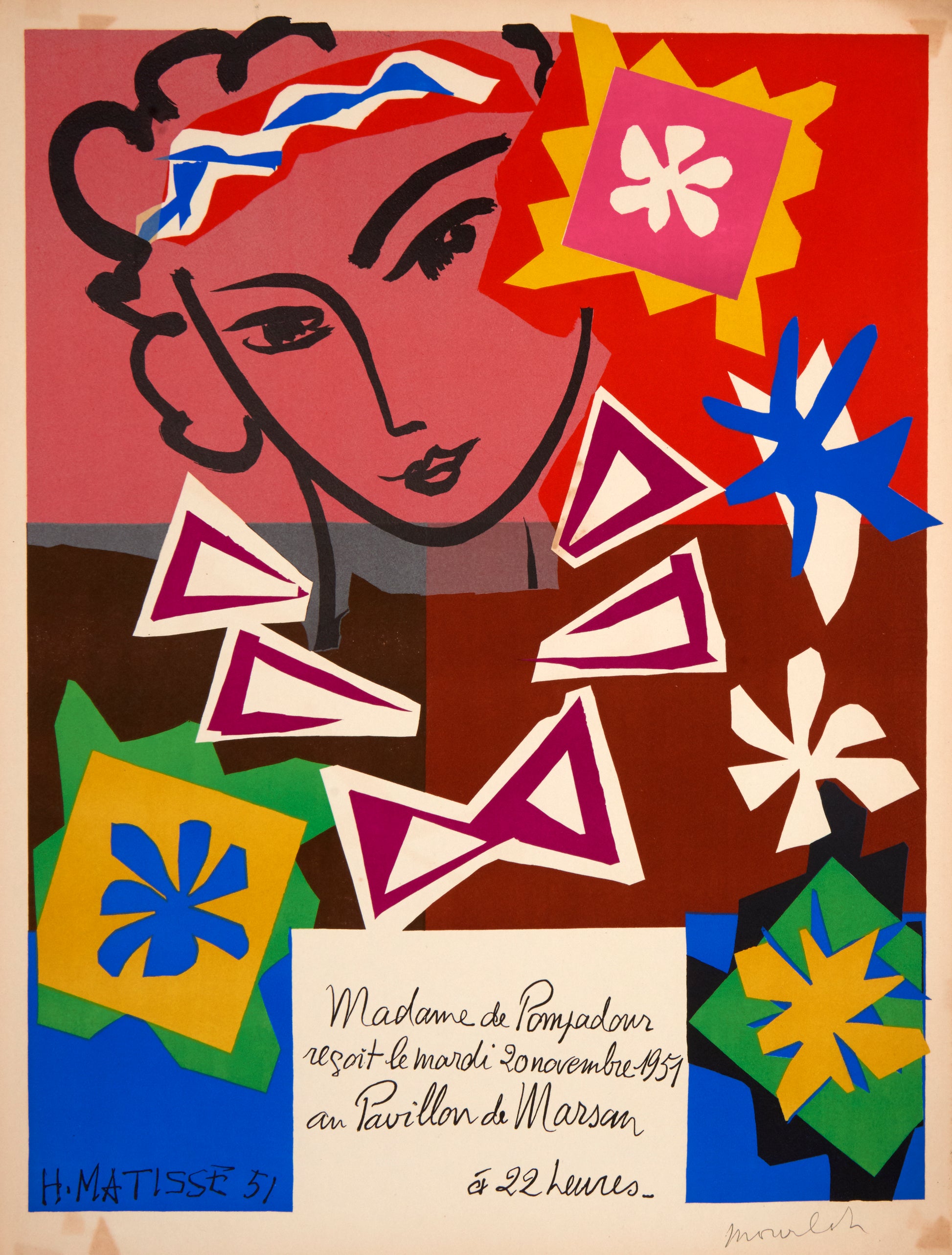 Bal de L'École des Arts Décoratifs by Henri Matisse - Mourlot Editions - Fine_Art - Poster - Lithograph - Wall Art - Vintage - Prints - Original