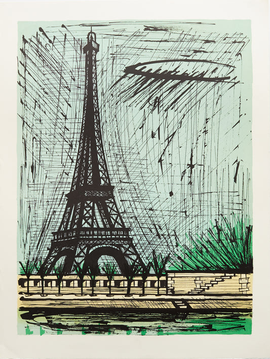 Eiffel Tower by Bernard Buffet - Mourlot Editions - Fine_Art - Poster - Lithograph - Wall Art - Vintage - Prints - Original