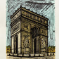 L'Arc de Triomphe by Bernard Buffet - Mourlot Editions - Fine_Art - Poster - Lithograph - Wall Art - Vintage - Prints - Original