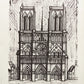Notre Dame (B&W) by Bernard Buffet - Mourlot Editions - Fine_Art - Poster - Lithograph - Wall Art - Vintage - Prints - Original