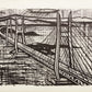 San Francisco Bridge by Bernard Buffet - Mourlot Editions - Fine_Art - Poster - Lithograph - Wall Art - Vintage - Prints - Original