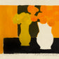 White Vase with Flowers by Bernard Cathelin, 1992 - Mourlot Editions - Fine_Art - Poster - Lithograph - Wall Art - Vintage - Prints - Original