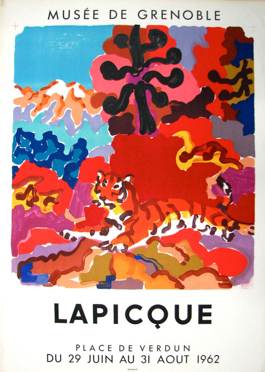 La Matinee d'un Seigneur - Musee de Grenobles (after) Charles Lapicque, 1962 - Mourlot Editions - Fine_Art - Poster - Lithograph - Wall Art - Vintage - Prints - Original