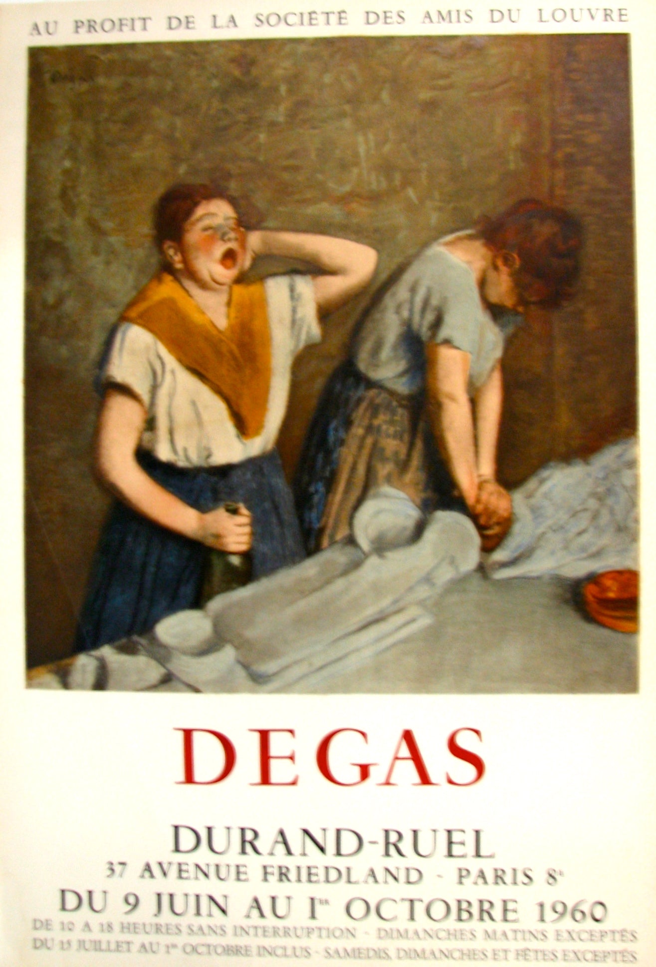 Durand-Ruel by Edgar Degas - Mourlot Editions - Fine_Art - Poster - Lithograph - Wall Art - Vintage - Prints - Original