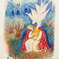 XII From "Visions of the Bible" by Elijah Reuven-Rubin - Mourlot Editions - Fine_Art - Poster - Lithograph - Wall Art - Vintage - Prints - Original