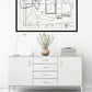 Abraca (B&W) by Le Corbusier, 1962 - Mourlot Editions - Fine_Art - Poster - Lithograph - Wall Art - Vintage - Prints - Original