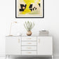 L'Arbre Jaune by André Brasilier, 1971 - Mourlot Editions - Fine_Art - Poster - Lithograph - Wall Art - Vintage - Prints - Original