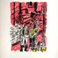 La rue de Dantzig (les abatoires de Vaugirard) - "la Ville" (after) Fernand Leger, 1959 - Mourlot Editions - Fine_Art - Poster - Lithograph - Wall Art - Vintage - Prints - Original