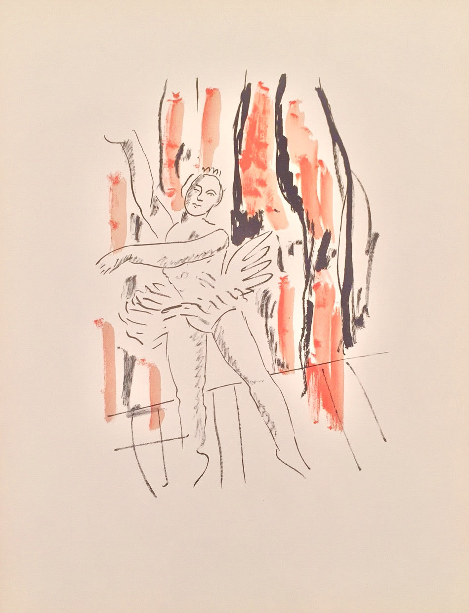 La Danseuse - "La Ville" (after) Fernand Leger, 1959 - Mourlot Editions - Fine_Art - Poster - Lithograph - Wall Art - Vintage - Prints - Original
