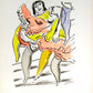 Le French Cancan - "La Ville" (after) Fernand Leger, 1959 - Mourlot Editions - Fine_Art - Poster - Lithograph - Wall Art - Vintage - Prints - Original