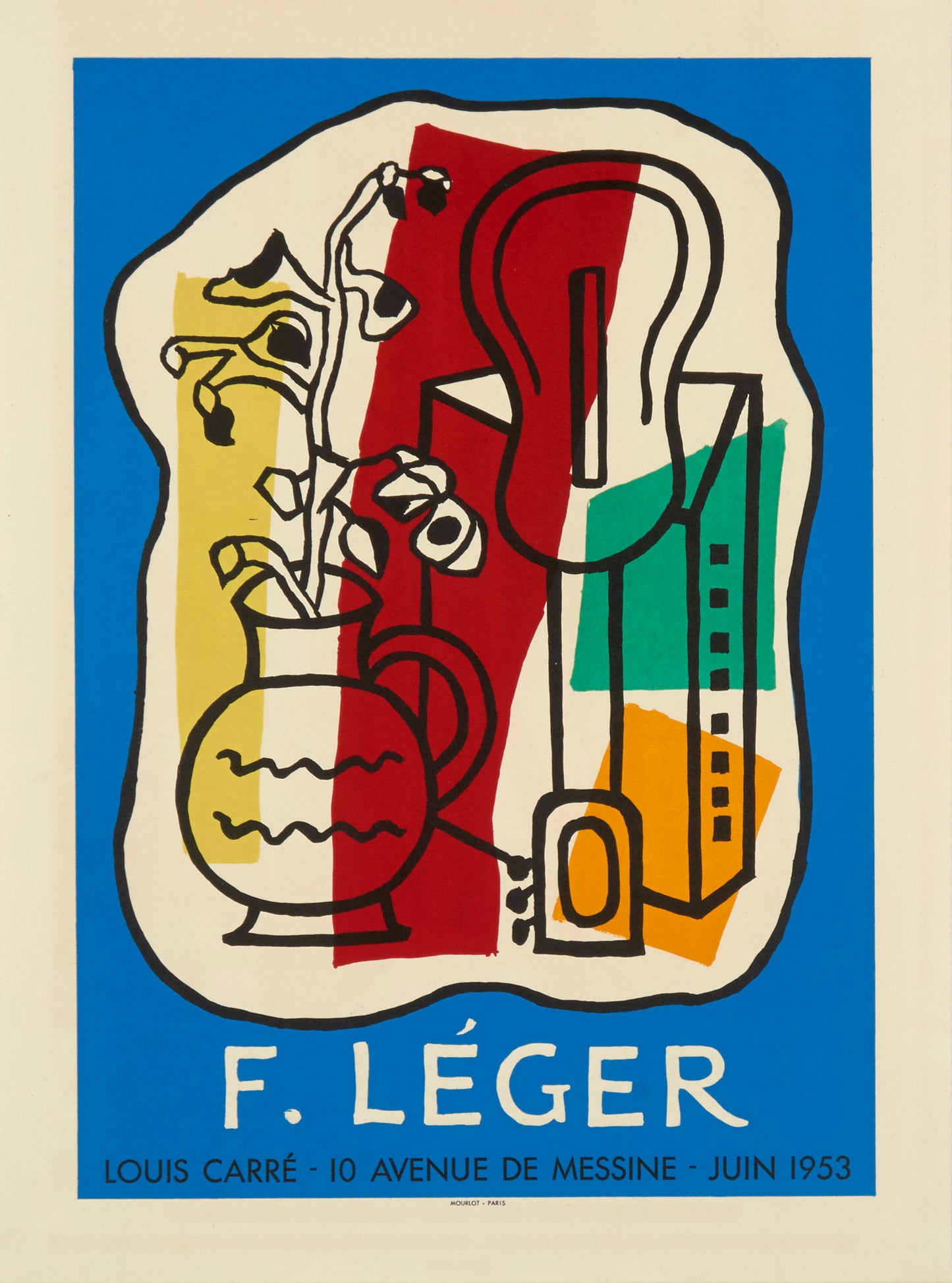 Galerie Louis Carre (after) Fernand Leger, 1953 - Mourlot Editions - Fine_Art - Poster - Lithograph - Wall Art - Vintage - Prints - Original